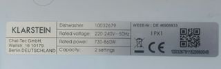 Placa electrónica lavavajillas Klarstein
