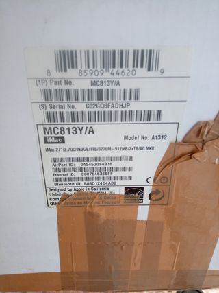 Imac 27 Panorámico Apple