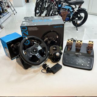 VOLANTE PARA XBOX LOGITECH G920 CON PEDALES Y CAJA + PALANCA DRIVING FORCE