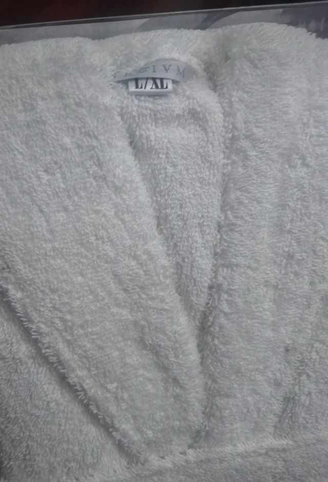 Albornoz Adulto rizo king 100%algodon 500 Gr/m²