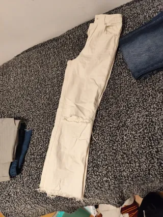 Pantalones Stradivarius Beige Talla 38