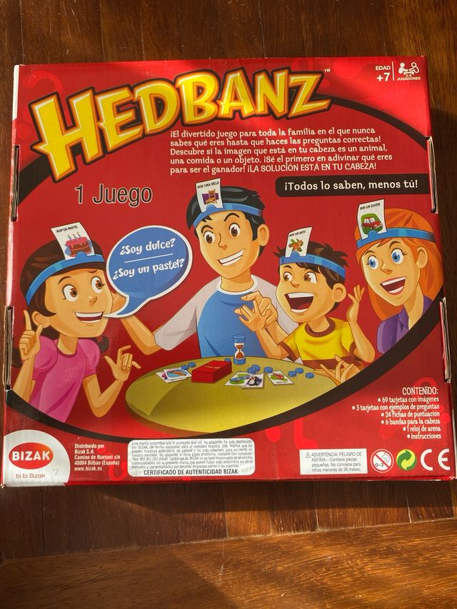 Juego de mesa Hedbanz Bizak
