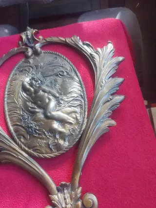 Relieve de bronce antiguo 51×42