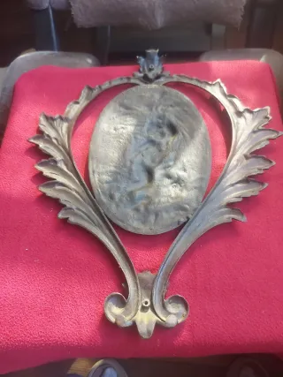 Relieve de bronce antiguo 51×42