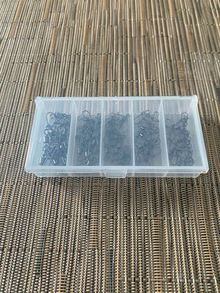 50 Conectores Giratorios para Pesca