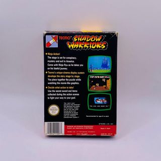 VIDEOJUEGO SHADOW WARRIORS NES CON CAJA
