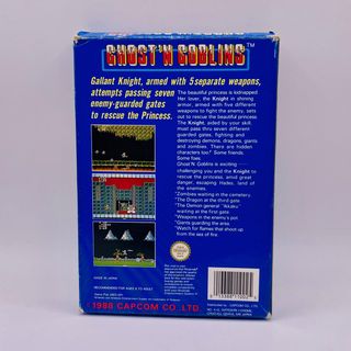 VIDEOJUEGO NES GHOST N GOBLINS CON CAJA