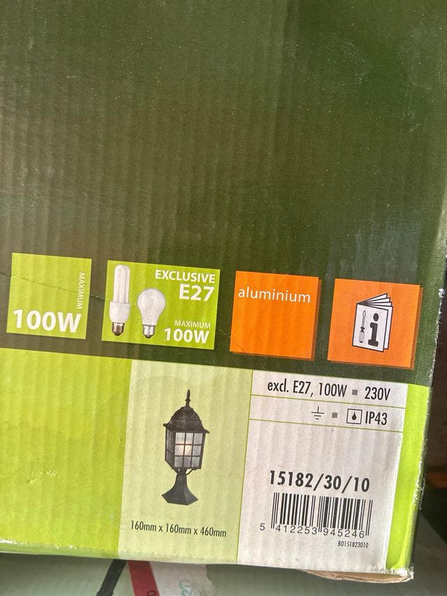 Lote de 10 farolas y farolillos nuevos