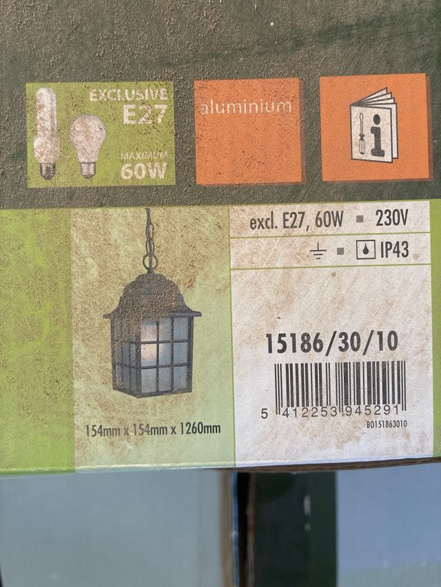 Lote de 10 farolas y farolillos nuevos