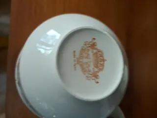 Juego de café vintage porcelana floral.