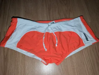 Bañador AussieBum Handlebar Naranja/Blanco