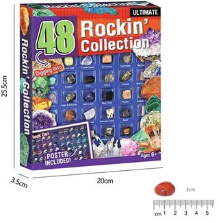 ◆NUOVO SIGILLATO◆ Collezione 48 minerali