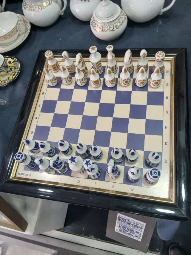 Ajedrez Cerámica Sargadelos