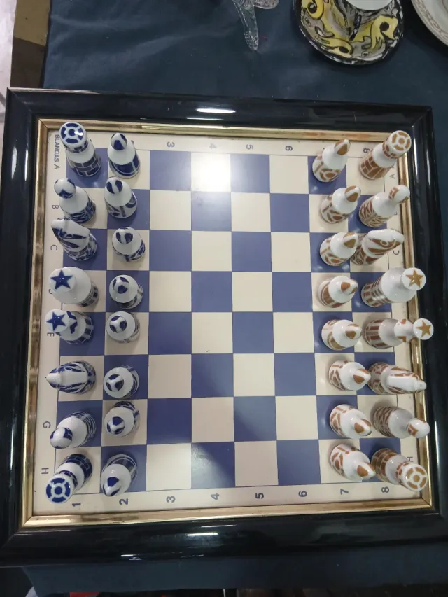 Ajedrez Cerámica Sargadelos