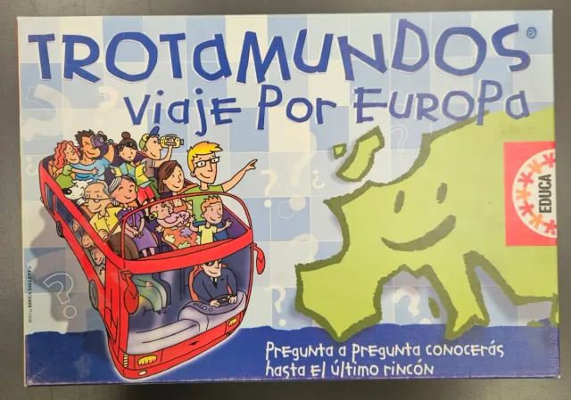 Juego de Mesa Trotamundos Viaje por Europa. MARCA