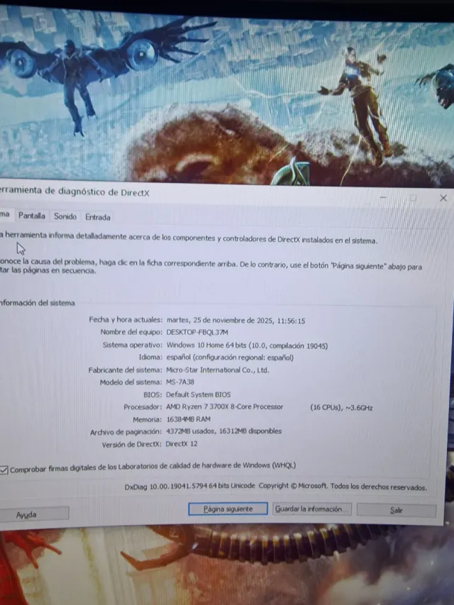 PC Gamer AMD ryzen 7 3700x RTX gigabyte 2070 Super