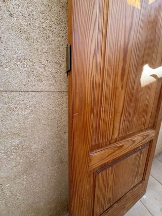 Puerta Madera Maciza Arqueada