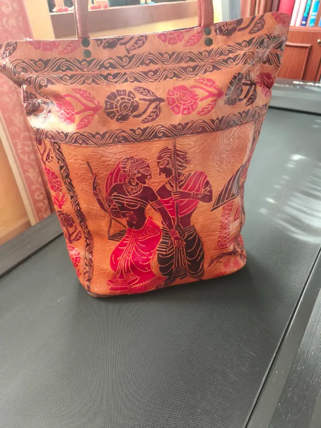 Bolsa de couro 40x40x15