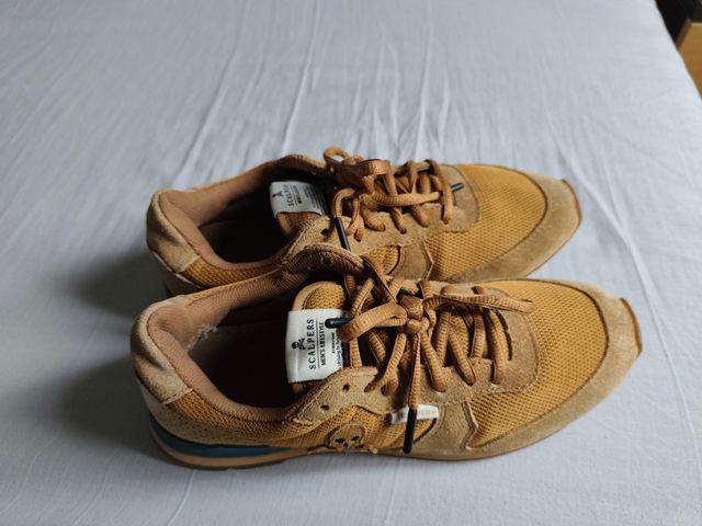 Zapatillas Scalpers Hombre Beige/Marrón