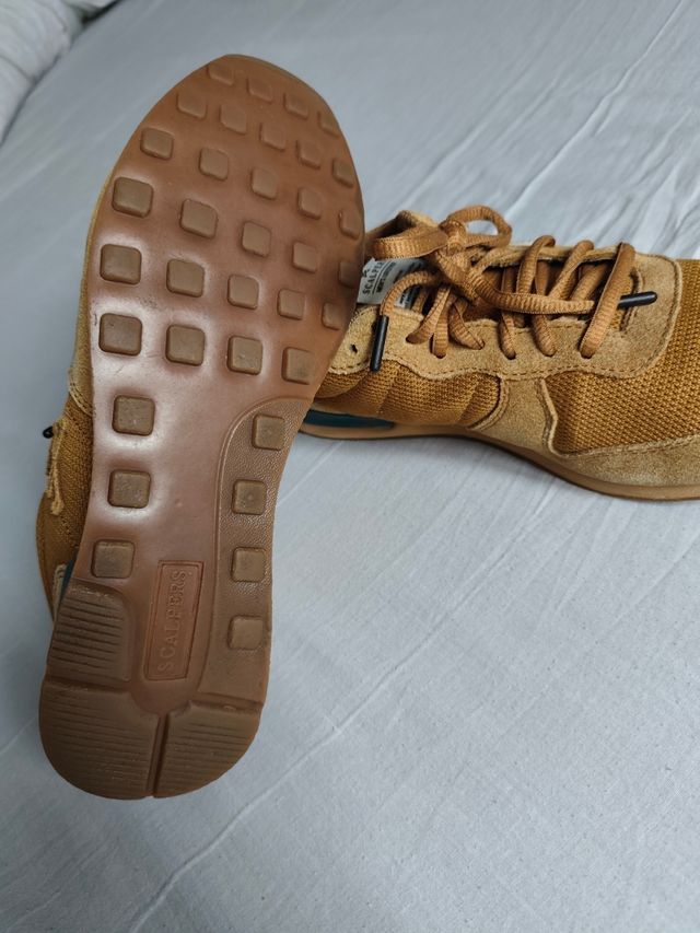 Zapatillas Scalpers Hombre Beige/Marrón