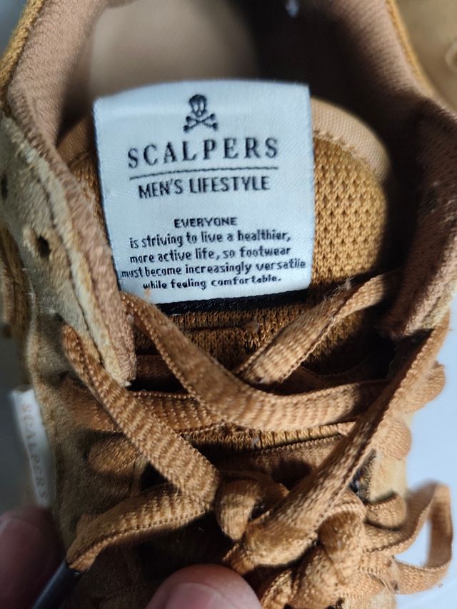 Zapatillas Scalpers Hombre Beige/Marrón