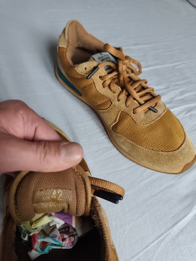 Zapatillas Scalpers Hombre Beige/Marrón