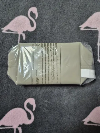 Neceser Emporio Armani beige y blanco nuevo