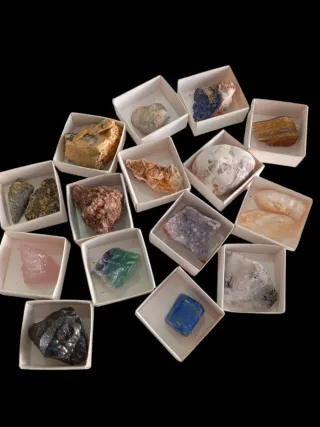 Collezione 16 Minerali Naturali
