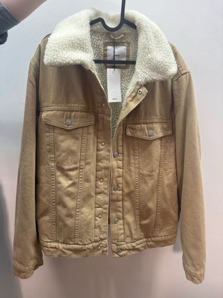 Cazadora pana camel Mango Man