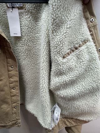 Cazadora pana camel Mango Man