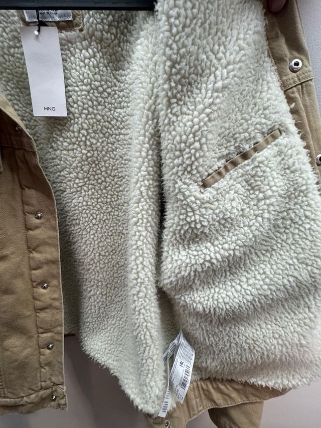 Cazadora pana camel Mango Man