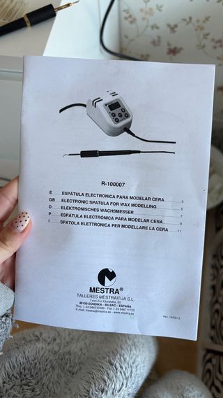 Espátula electrónica Mestra para cera