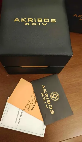 Orologio Akribos XXIV Oro Multifunzione