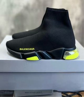 Balenciaga Speed Trainer Talla 40 Negro/Verde