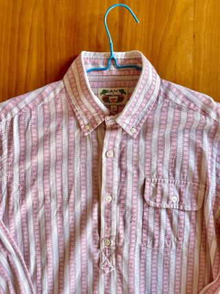 Camisa Gant Talla M Rayas Rosas