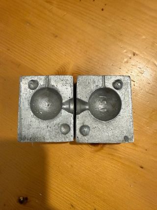 Molde plomo bola 120g