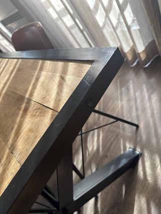 Mesa Comedor Industrial Madera y Metal