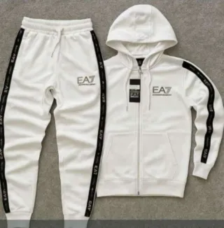 Chándal EA7 Talla XXL Blanco