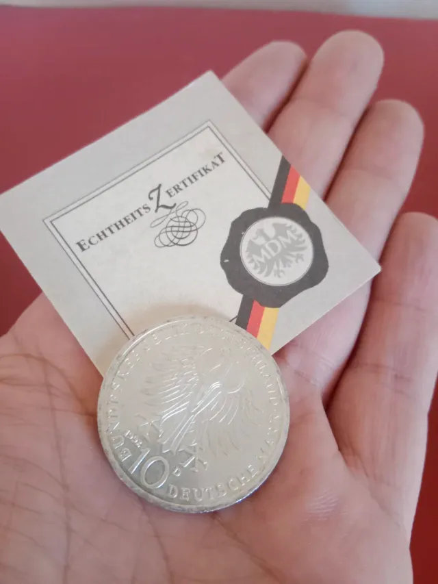 Moneda Conmemorativa Alemania 10 DM 1992