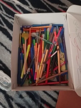 Set Escolar Geométrico y Compás + caja con bol,rot