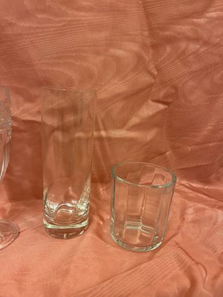 Conjunto 6 copas y vasos cristal