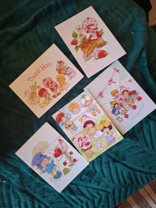 Lote Postales Strawberry Shortcake