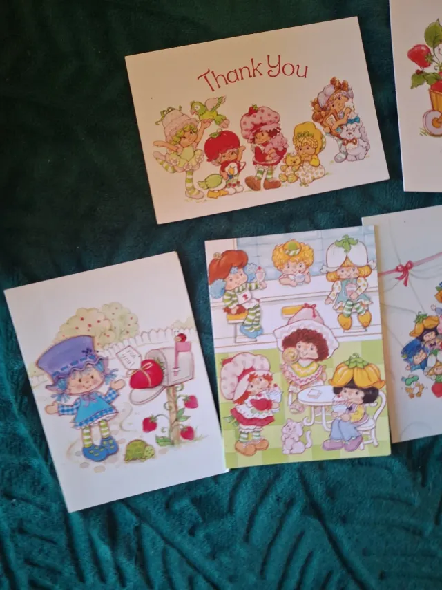 Lote Postales Strawberry Shortcake