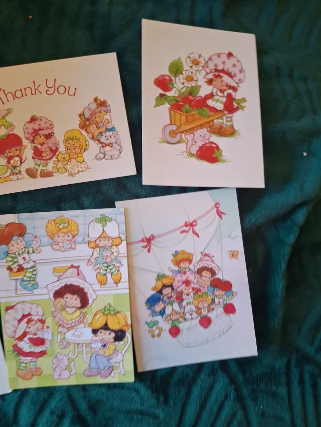 Lote Postales Strawberry Shortcake