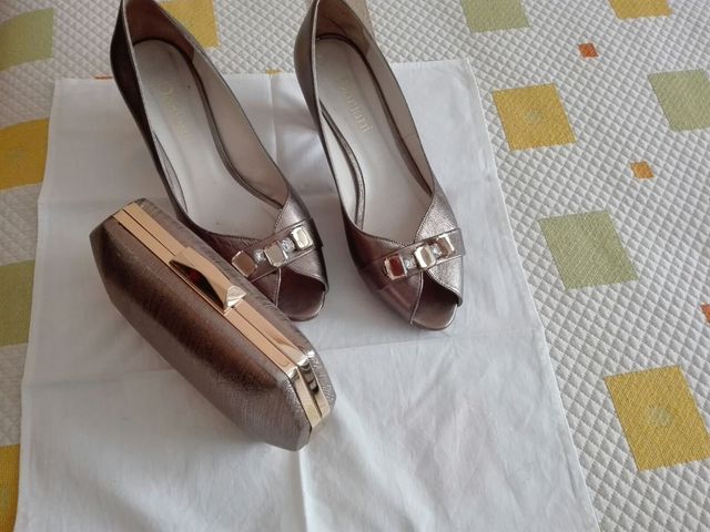 Zapatos Doriani Talla 40 Bronce Joyas