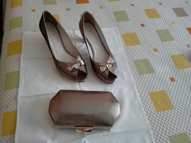 Zapatos Doriani Talla 40 Bronce Joyas
