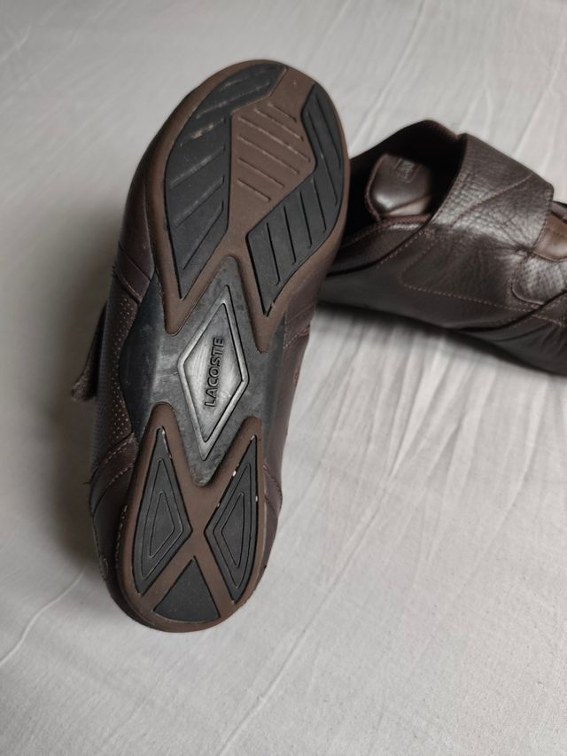 Zapatillas Lacoste Marrones Hombre