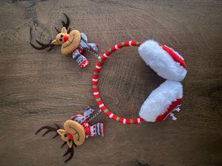 Diadema Navideña Reno Peluche