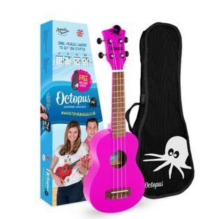 Ukelele Soprano Octopus Rosa