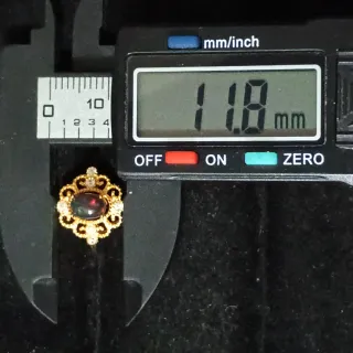 Anillo de Ópalo Plata chapada en oro 18k